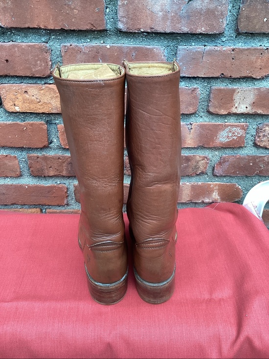 Frye Cognac Leather  Riding Boots men’s size 8 D or women size 9 1/2 main image 8